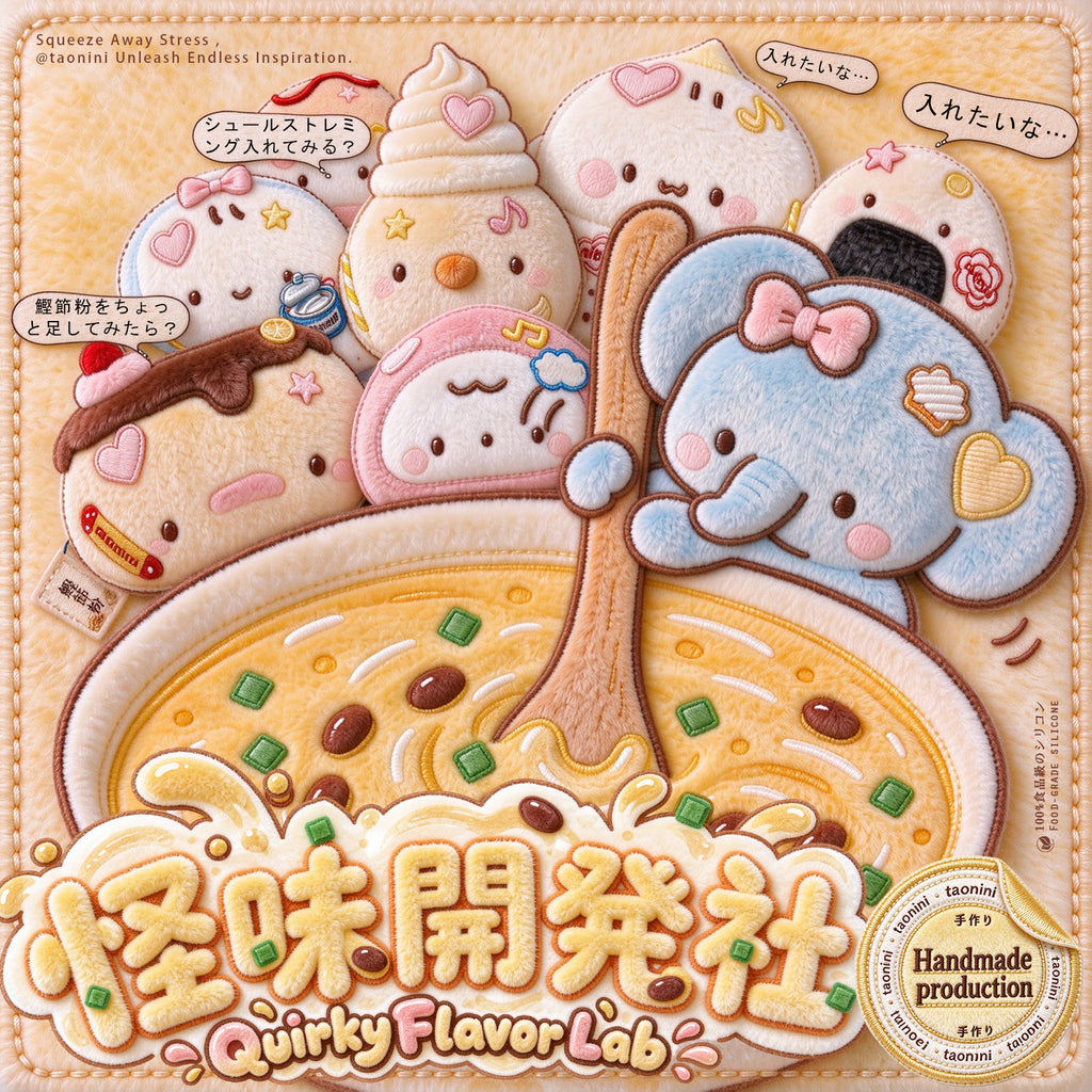 怪味開発社taonini   泥感　手作り無毒 食品級シリコン スクイーズ ゆっくりとした反動でストレス解消になるおもちゃ