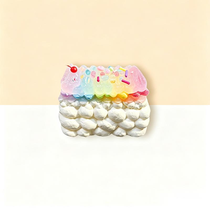 3 個ご購入につき 1 個進呈「虹ムース」　taonini 虹ムース 泥感　手作り無毒 食品級シリコン スクイーズ 伸張玩具 スクイーズ ゆっくりとした反動でストレス解消になるおもちゃ