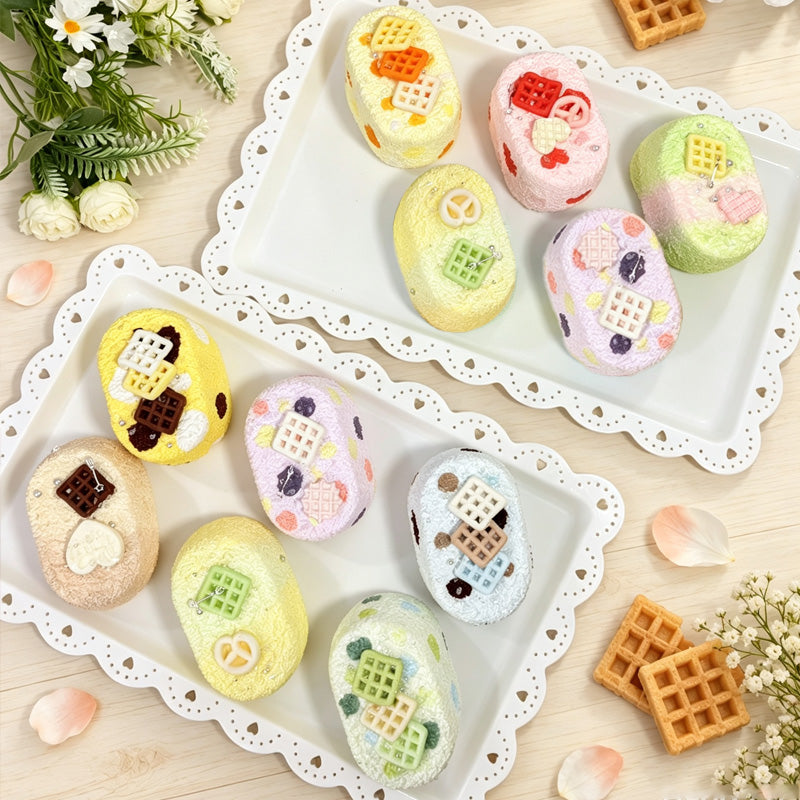 「おせんべいシリーズ 」　taonini  泥感　手作り無毒 食品級シリコン スクイーズ 伸張玩具 スクイーズ ゆっくりとした反動でストレス解消になるおもちゃ