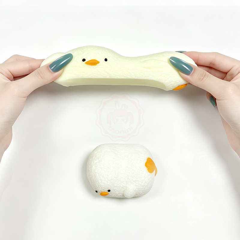 3 個ご購入につき 1 個進呈taonini 横たわったアヒル  泥感　手作り無毒 食品級シリコン スクイーズゆっくりとした反動でストレス解消になるおもちゃ