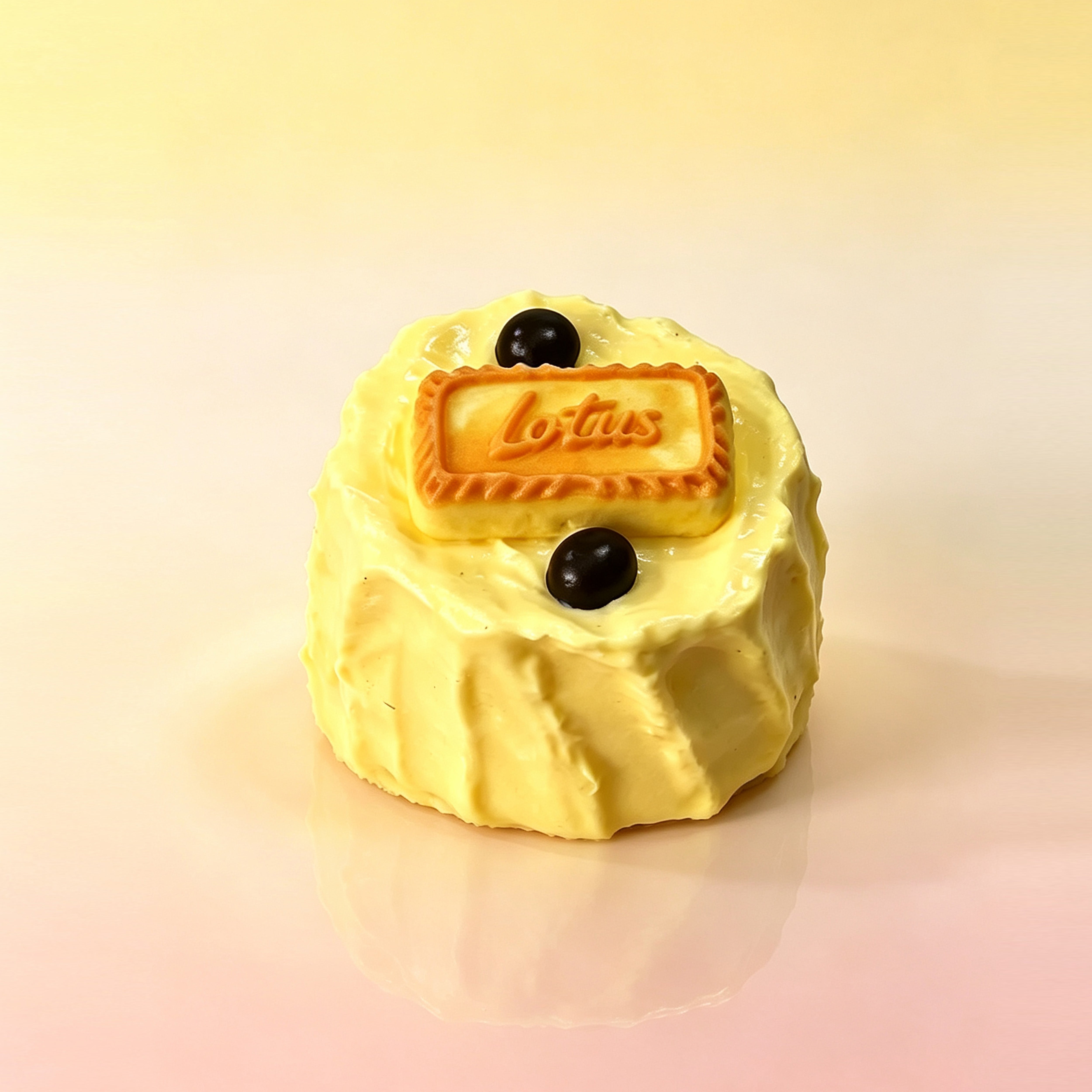 taonini ビスケットとプリンのケーキです泥感 手作り無毒 食品級