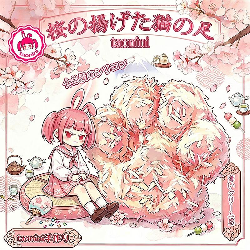 3 個ご購入で 1 個無料 ホワイトチョコレートの猫爪 　taonini ホワイトチョコレートの猫爪　手作り無毒 食品級シリコン スクイーズ ゆっくりとした反動でストレス解消になるおもちゃ