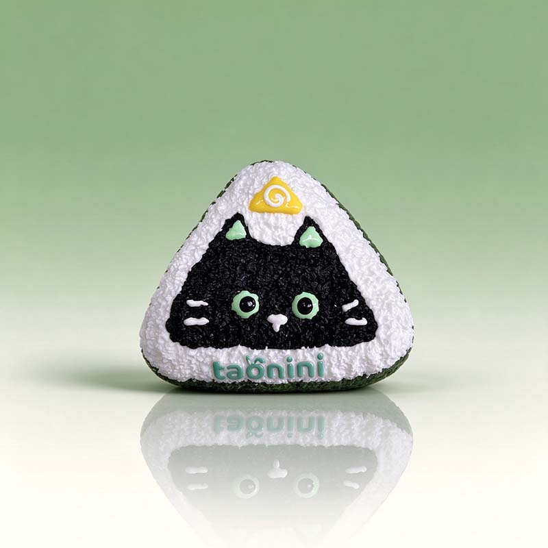 個性にゃんこおにぎりtaonini 泥感　手作り無毒 食品級シリコン スクイーズ ゆっくりとした反動でストレス解消になるおもちゃ
