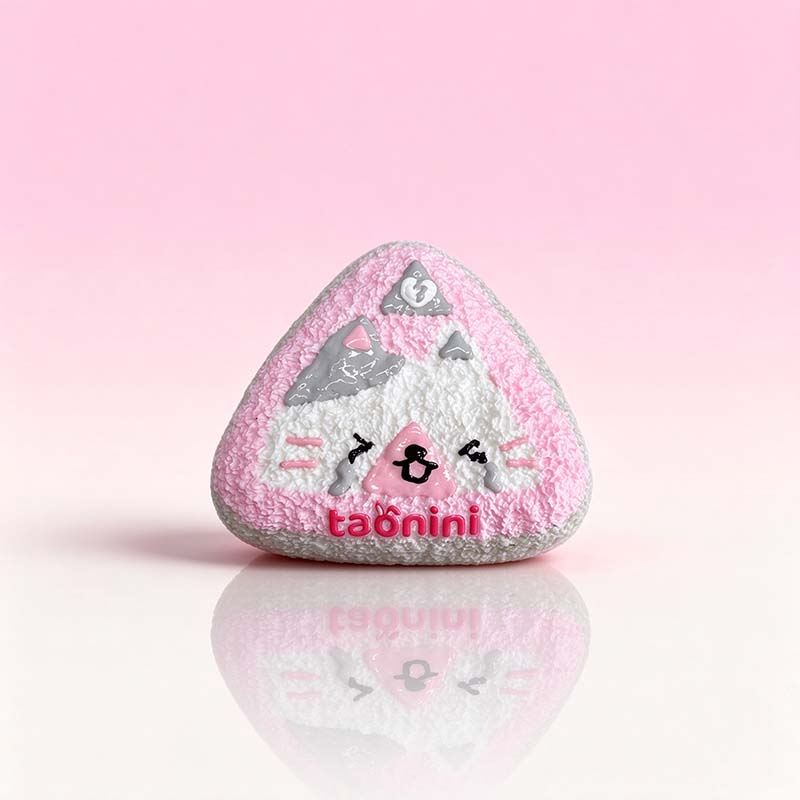 個性にゃんこおにぎりtaonini 泥感　手作り無毒 食品級シリコン スクイーズ ゆっくりとした反動でストレス解消になるおもちゃ