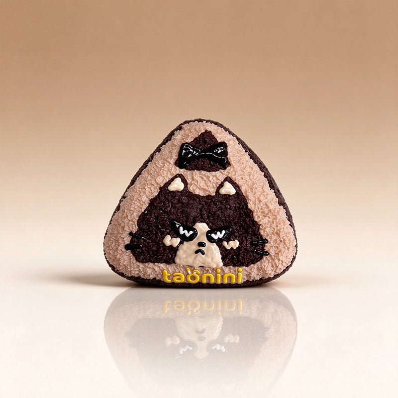個性にゃんこおにぎりtaonini 泥感　手作り無毒 食品級シリコン スクイーズ ゆっくりとした反動でストレス解消になるおもちゃ