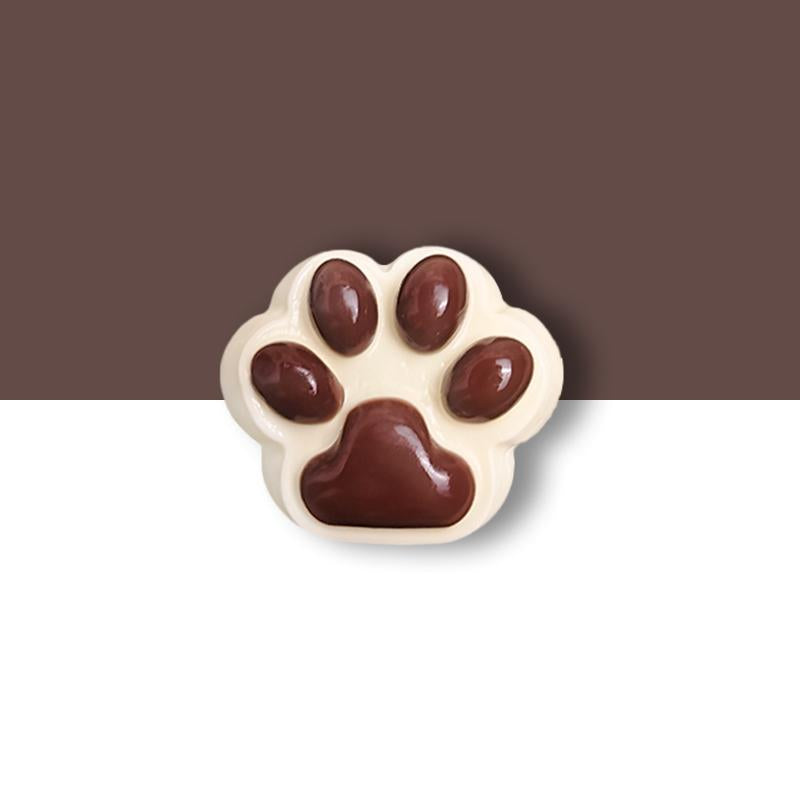 「チョコレートの猫の爪」 taonini チョコレートの猫の爪 土っぽい質感 手作り・無害 食品グレードシリコン スクイーズ伸び伸びおもちゃ 低速リバウンドでストレス解消に役立つおもちゃ
