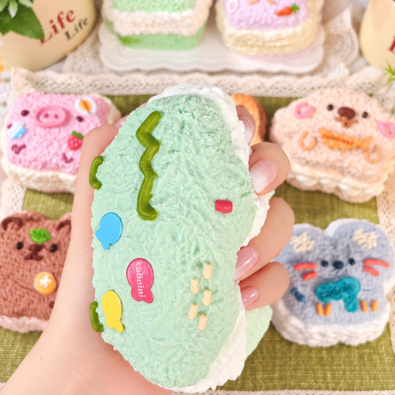 クーキーベイビーシリーズ taonini 泥感 手作り 無毒 食品級シリコン スクイーズゆっくりとした反動でストレス解消になるおもちゃ