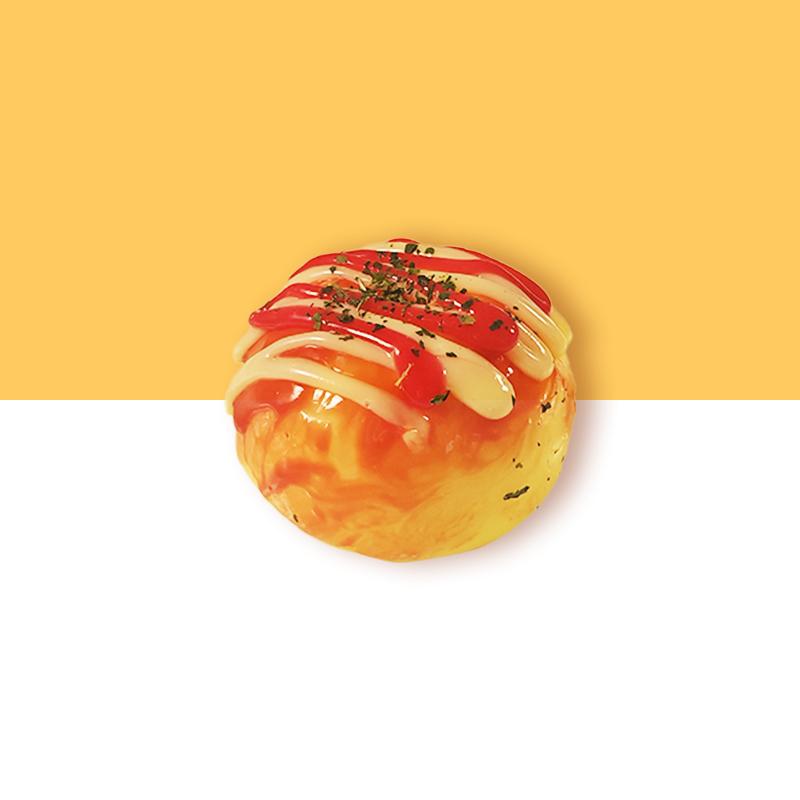 3 個ご購入につき 1 個進呈「 たこ大玉焼き」　taonini たこ大玉焼き 泥感　手作り無毒 食品級シリコン スクイーズ 伸張玩具 スクイーズ ゆっくりとした反動でストレス解消になるおもちゃ