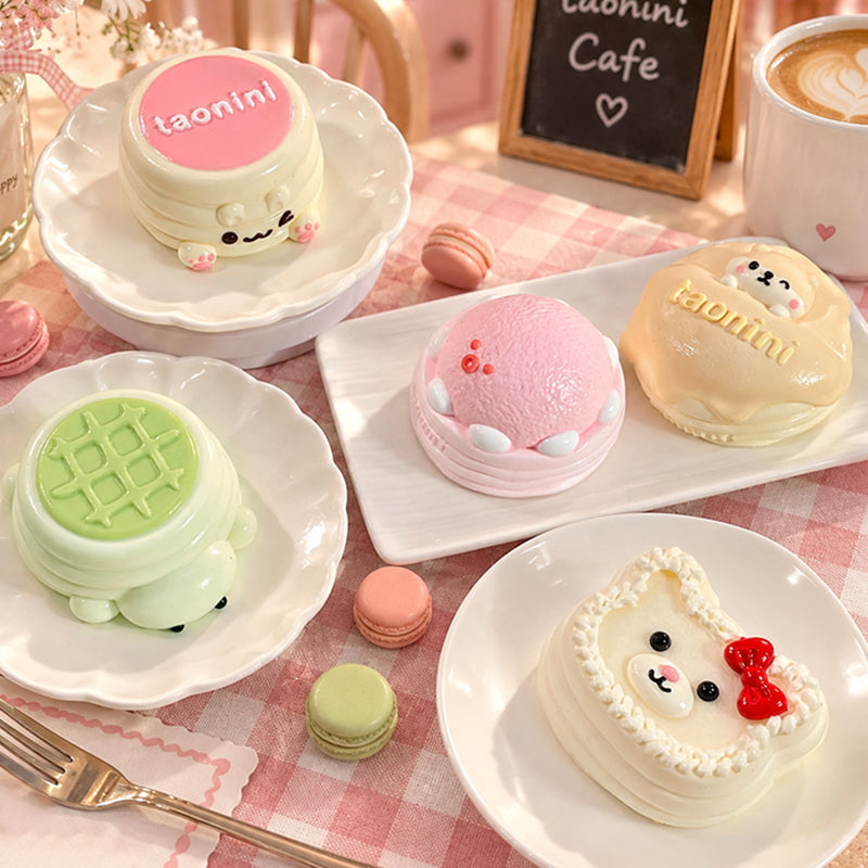 taoniniスフレ　シリーズ　手作り無毒 食品級シリコン スクイーズ ゆっくりとした反動でストレス解消になるおもちゃ