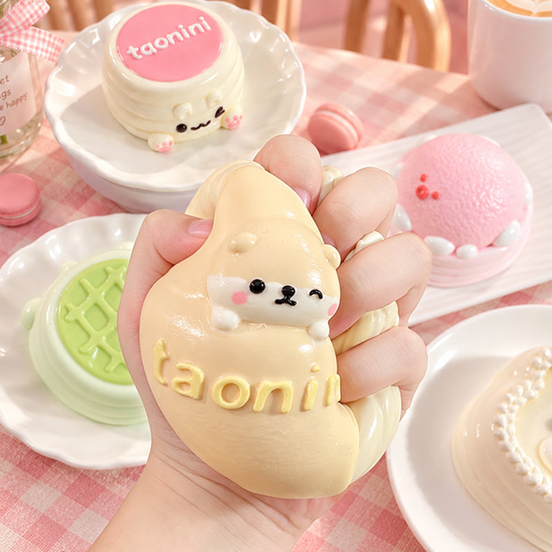 taoniniスフレ　シリーズ　手作り無毒 食品級シリコン スクイーズ ゆっくりとした反動でストレス解消になるおもちゃ