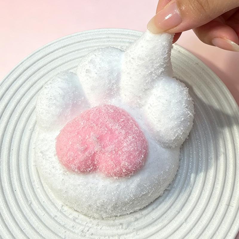 3 個ご購入につき 1 個進呈「 ハート肉球」　taonini ハート肉球  泥感　手作り無毒 食品級シリコン スクイーズ 伸張玩具 スクイーズ ゆっくりとした反動でストレス解消になるおもちゃ