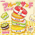 フルーツサンドシリーズ泥感じ　手作り無毒 食品級シリコン スクイーズ 伸張玩具 スクイーズ ゆっくりとした反動でストレス解消になるおもちゃゆっくりとした反動でストレス解消になるおもちゃ