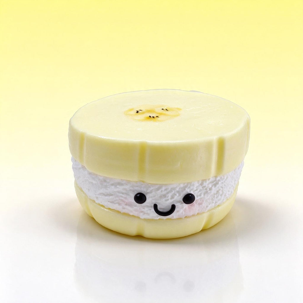 フルーツサンドシリーズ泥感じ　手作り無毒 食品級シリコン スクイーズ 伸張玩具 スクイーズ ゆっくりとした反動でストレス解消になるおもちゃゆっくりとした反動でストレス解消になるおもちゃ