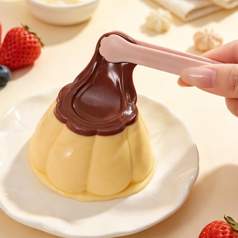 キャラメルプリン taoniniキャラメルプリン  泥感　手作り無毒 食品級シリコン スクイーズゆっくりとした反動でストレス解消になるおもちゃ