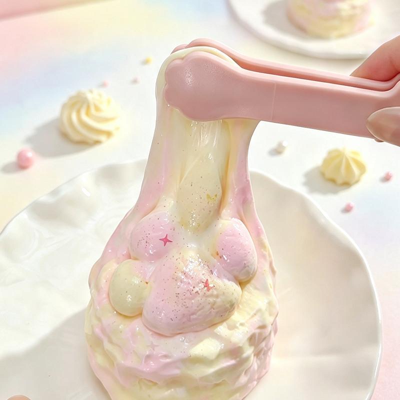 マシュマロ肉球 taonini ネコ爪マシュマロ  泥感　手作り無毒 食品級シリコン スクイーズゆっくりとした反動でストレス解消になるおもちゃ