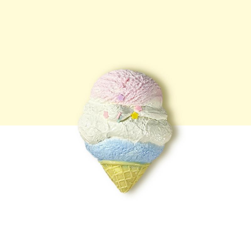 3 個ご購入につき 1 個進呈「 コーンアイス」　taonini コーンアイス 　手作り無毒 食品級シリコン スクイーズ 伸張玩具 スクイーズ ゆっくりとした反動でストレス解消になるおもちゃ