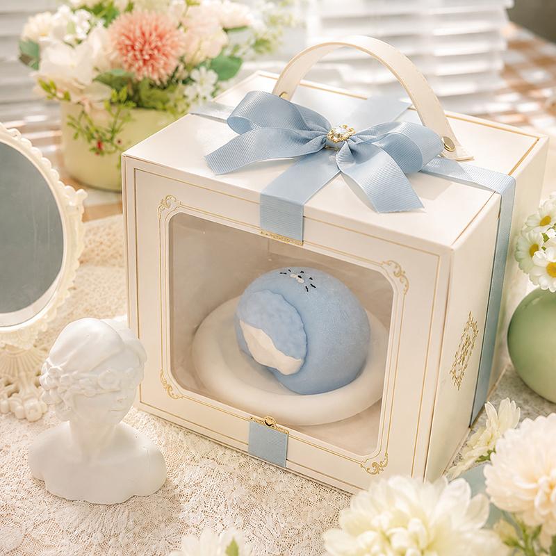 3 個ご購入につき 1 個進呈「 桜大福」　taonini 桜大福  クリームの感触　手作り無毒 食品級シリコン スクイーズ ゆっくりとした反動でストレス解消になるおもちゃゆっくりとした反動でストレス解消になるおもちゃ
