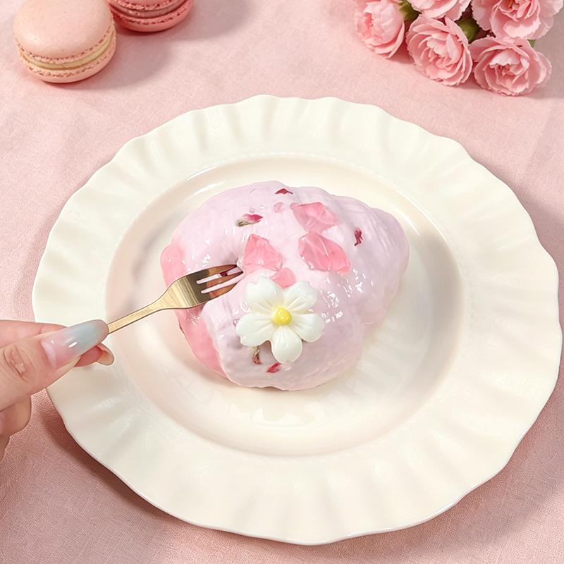 3 個ご購入につき 1 個進呈ピンク桜 とろとろ クロワッサン taonini ピンク桜  とろとろ  / クロワッサン泥感　ツルツル 手作り無毒 食品級シリコン スクイーズ ゆっくりとした反動でストレス解消になるおもちゃ