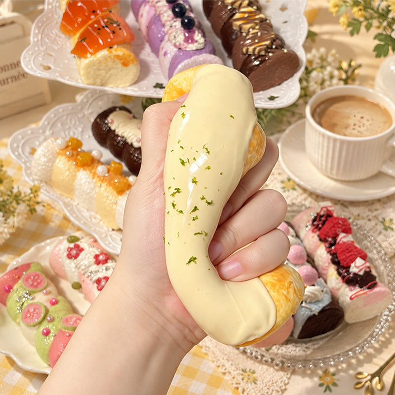マシュマロシリーズ 泥感じ　手作り無毒 食品級シリコン スクイーズ 伸張玩具 スクイーズ ゆっくりとした反動でストレス解消になるおもちゃゆっくりとした反動でストレス解消になるおもちゃ