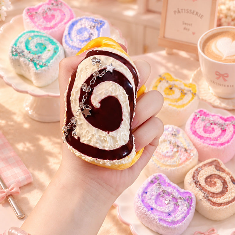 サンドトーストシリーズ taonini   泥感　手作り無毒 食品級シリコン スクイーズ ゆっくりとした反動でストレス解消になるおもちゃ