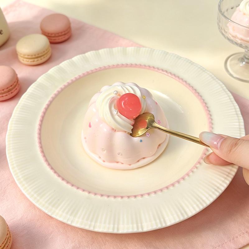 3 個ご購入につき 1 個進呈チェリープリン　taonini チェリープリン　手作り無毒 食品級シリコン スクイーズ ゆっくりとした反動でストレス解消になるおもちゃゆっくりとした反動でストレス解消になるおもちゃ