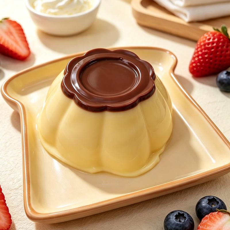 キャラメルプリン taoniniキャラメルプリン  泥感　手作り無毒 食品級シリコン スクイーズゆっくりとした反動でストレス解消になるおもちゃ