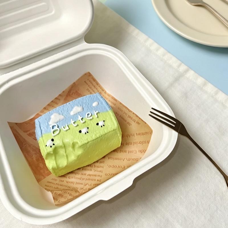 taonini 中 ヒツジバター 泥感　ツルツル 手作り無毒 食品級シリコン スクイーズ ゆっくりとした反動でストレス解消になるおもちゃ