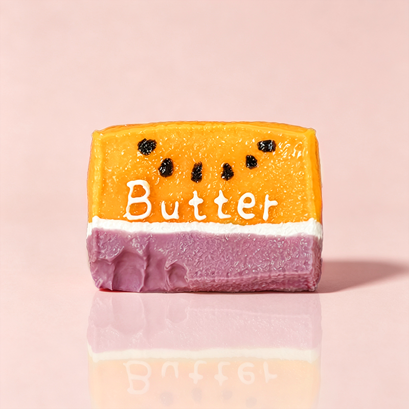 taoniniフルーツバター 　手作り無毒 食品級シリコン スクイーズ ゆっくりとした反動でストレス解消になるおもちゃ