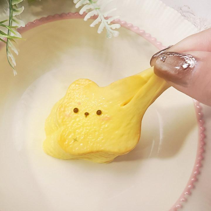 星のラビットですtaonini 手作り無毒 食品級シリコン スクイーズ ゆっくりとした反動でストレス解消になるおもちゃ