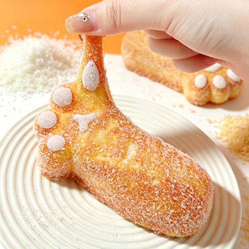 3 個ご購入につき 1 個進呈「 バゲット猫の爪」　taonini バゲット猫の爪 泥感　手作り無毒 食品級シリコン スクイーズ 伸張玩具 スクイーズ ゆっくりとした反動でストレス解消になるおもちゃ