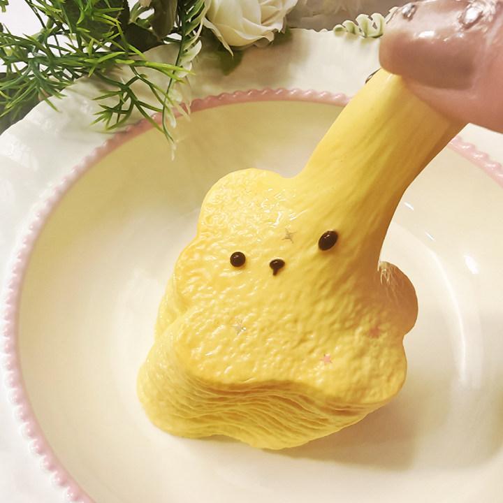 星のラビットですtaonini 手作り無毒 食品級シリコン スクイーズ ゆっくりとした反動でストレス解消になるおもちゃ