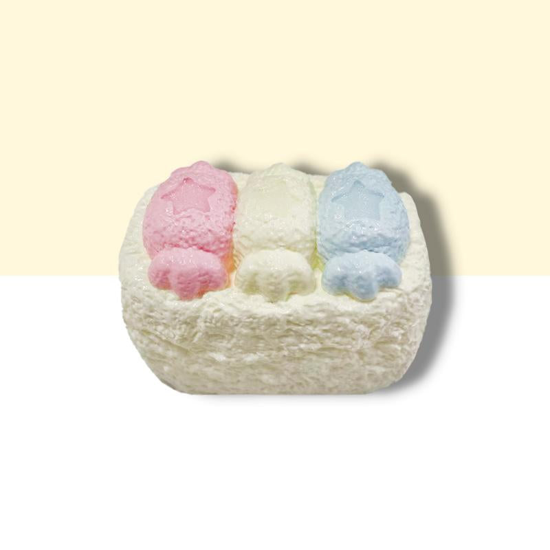 3 個ご購入につき 1 個進呈「彩塘ミルクタート」　taonini 彩塘ミルクタート クリームのしっとりとした手触り　手作り無毒 食品級シリコン スクイーズ 伸張玩具 スクイーズ ゆっくりとした反動でストレス解消になるおもちゃ