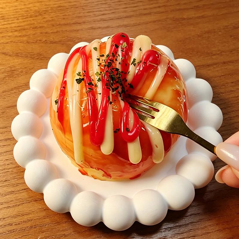 3 個ご購入につき 1 個進呈「 たこ大玉焼き」　taonini たこ大玉焼き 泥感　手作り無毒 食品級シリコン スクイーズ 伸張玩具 スクイーズ ゆっくりとした反動でストレス解消になるおもちゃ