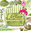 taonini 抹茶ビスケット 　手作り無毒 食品級シリコン スクイーズ ゆっくりとした反動でストレス解消になるおもちゃ